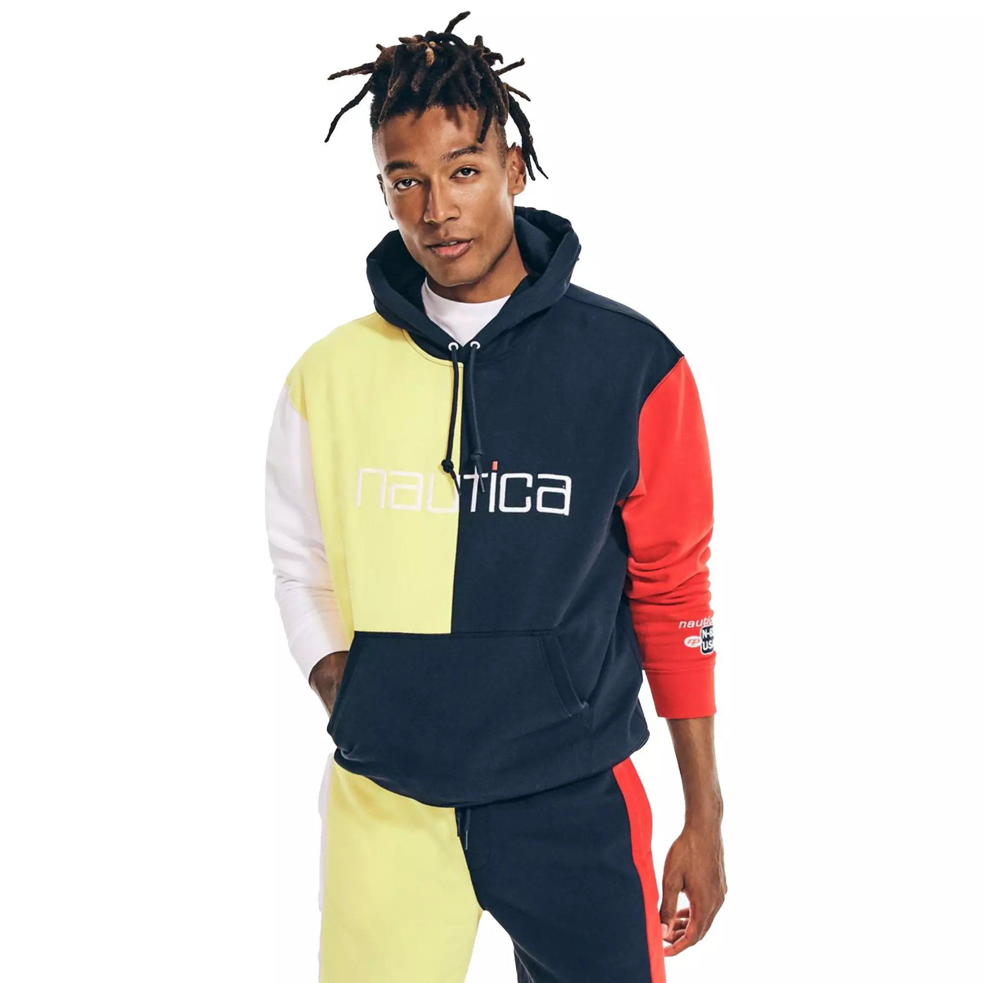 Nautica color block discount hoodie